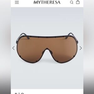 Rick Owen shield sunglasses